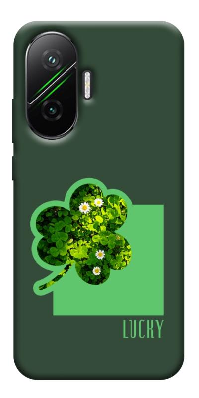 Чохол itsPrint Clover sign для Xiaomi Poco F7, квіти, купити оптом з доставкою