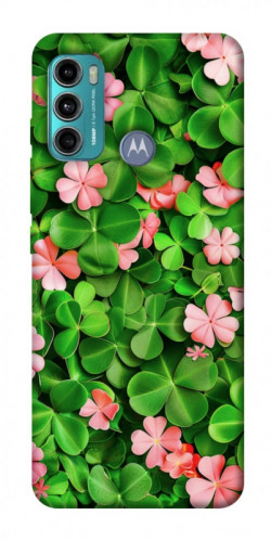 Чехол itsPrint Листья удачи для Motorola Moto G60