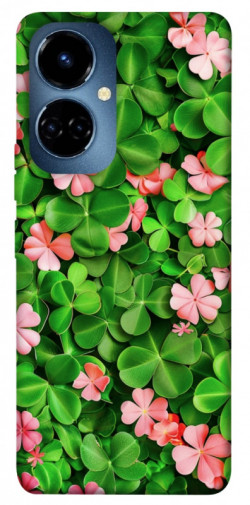 Чехол itsPrint Листья удачи для TECNO Camon 19 (CI6n) / 19 Pro (CI8n)