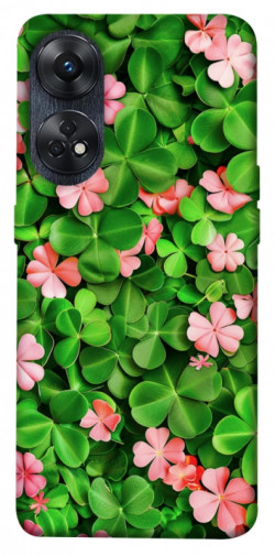 Чехол itsPrint Листья удачи для Oppo Reno 8 T 4G