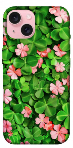 Чохол itsPrint Листя удачі для Apple iPhone 15 (6.1")