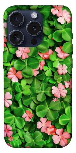 Чохол itsPrint Листя удачі для Apple iPhone 15 Pro (6.1")