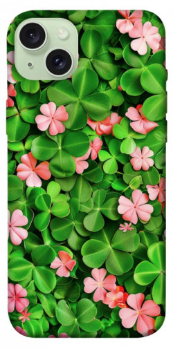 Чохол itsPrint Листя удачі для Apple iPhone 15 Plus (6.7")