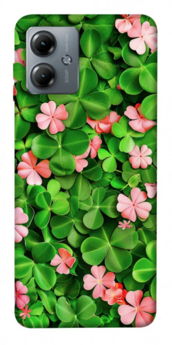 Чехол itsPrint Листья удачи для Motorola Moto G14