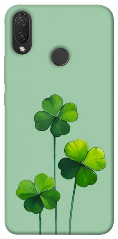Чехол itsPrint Lucky clover для Huawei P Smart+ (nova 3i), цветы, купить оптом с доставкой