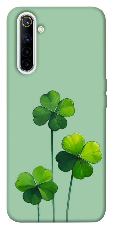 Чехол itsPrint Lucky clover для Realme 6, цветы, купить оптом с доставкой