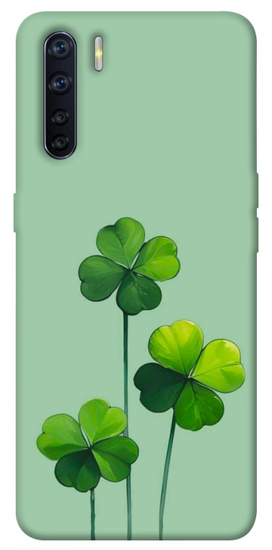 Чехол itsPrint Lucky clover для Oppo A91, цветы, купить оптом с доставкой