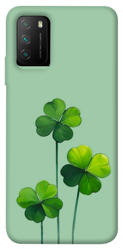 Чехол itsPrint Lucky clover для Xiaomi Poco M3, цветы, купить оптом с доставкой