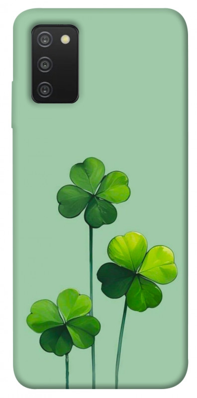 Чехол itsPrint Lucky clover для Samsung Galaxy A03s, цветы, купить оптом с доставкой