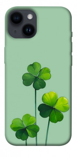 Чехол itsPrint Lucky clover для Apple iPhone 14 (6.1")