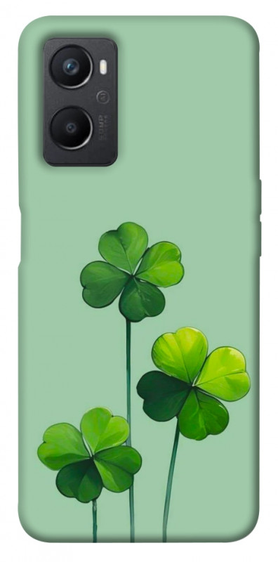 Чехол itsPrint Lucky clover для Oppo A96, цветы, купить оптом с доставкой
