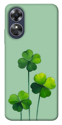 Чохол itsPrint Lucky clover для Oppo A17