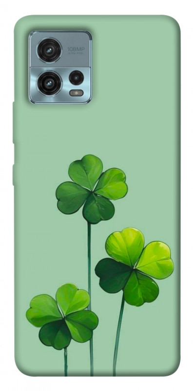 Чехол itsPrint Lucky clover для Motorola Moto G72, цветы, купить оптом с доставкой