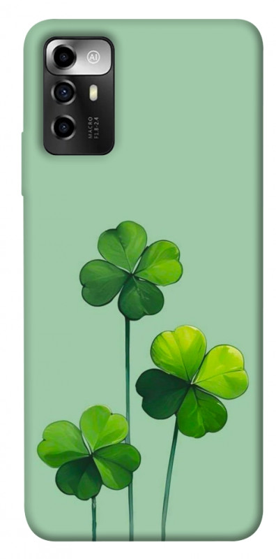 Чехол itsPrint Lucky clover для ZTE Blade V40 Vita, цветы, купить оптом с доставкой