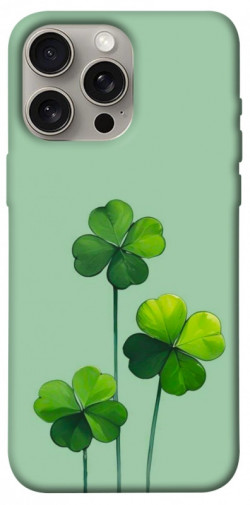 Чехол itsPrint Lucky clover для Apple iPhone 15 Pro Max (6.7")