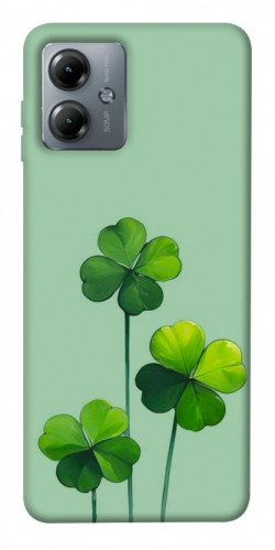 Чехол itsPrint Lucky clover для Motorola Moto G14