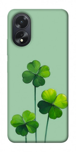Чохол itsPrint Lucky clover для Oppo A38