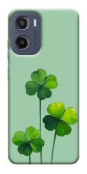 Чехол itsPrint Lucky clover для Motorola Moto G05