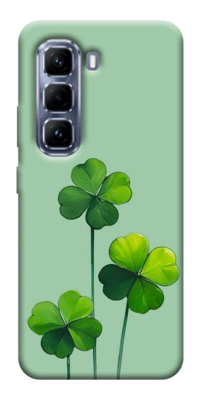 Чехол itsPrint Lucky clover для Infinix Hot 50 Pro, цветы, купить оптом с доставкой