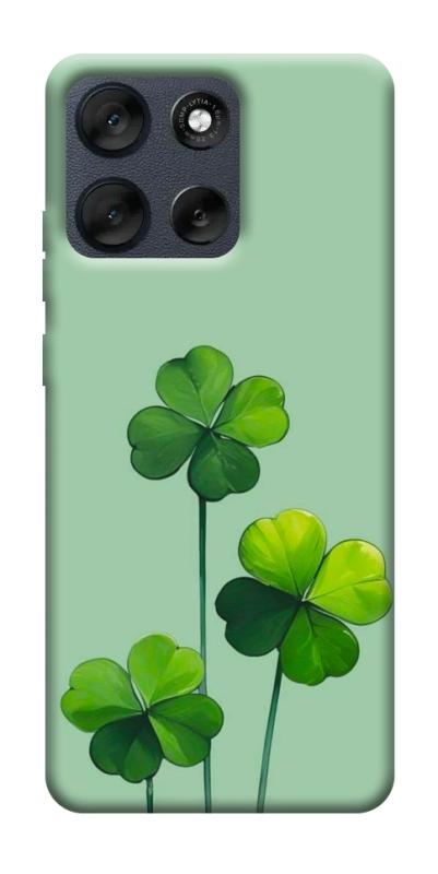 Чехол itsPrint Lucky clover для Motorola Moto G56 5G, цветы, купить оптом с доставкой
