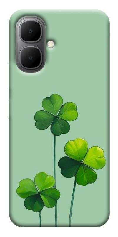 Чехол itsPrint Lucky clover для Infinix Smart 10, цветы, купить оптом с доставкой