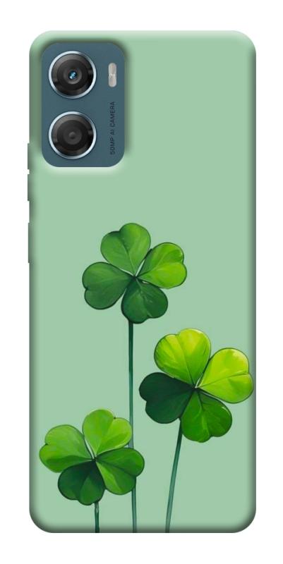 Чехол itsPrint Lucky clover для Motorola Moto G06, цветы, купить оптом с доставкой