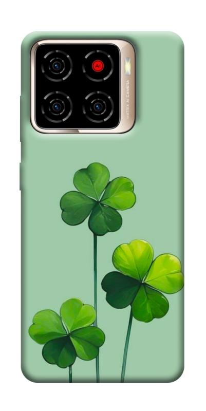 Чехол itsPrint Lucky clover для ZTE Blade A56, цветы, купить оптом с доставкой