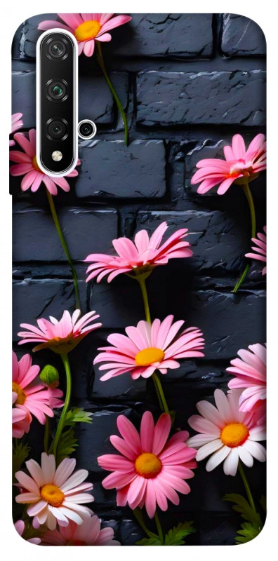 Чехол itsPrint Розовый контраст для Huawei Honor 20 / Nova 5T, цветы, купить оптом с доставкой