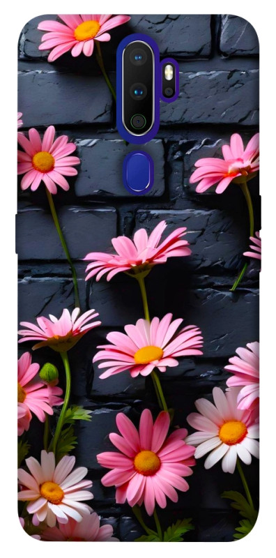 Чохол itsPrint Рожевий контраст для Oppo A5 (2020) / Oppo A9 (2020), квіти, купити оптом з доставкою