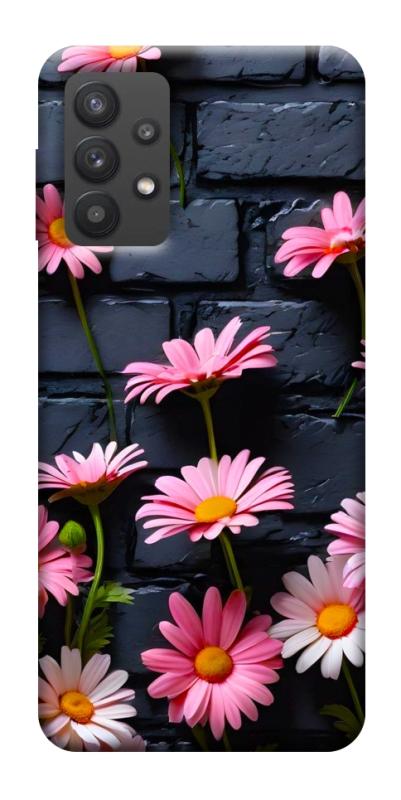 Чохол itsPrint Рожевий контраст для Samsung Galaxy A32 (A326B) 5G, квіти, купити оптом з доставкою