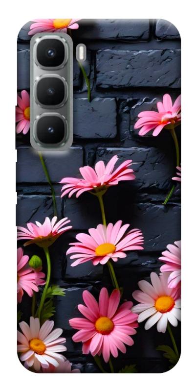 Чехол itsPrint Розовый контраст для Infinix Hot 60 Pro, цветы, купить оптом с доставкой