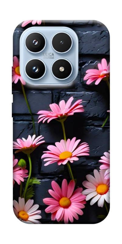 Чехол itsPrint Розовый контраст для Xiaomi 17 Pro, цветы, купить оптом с доставкой