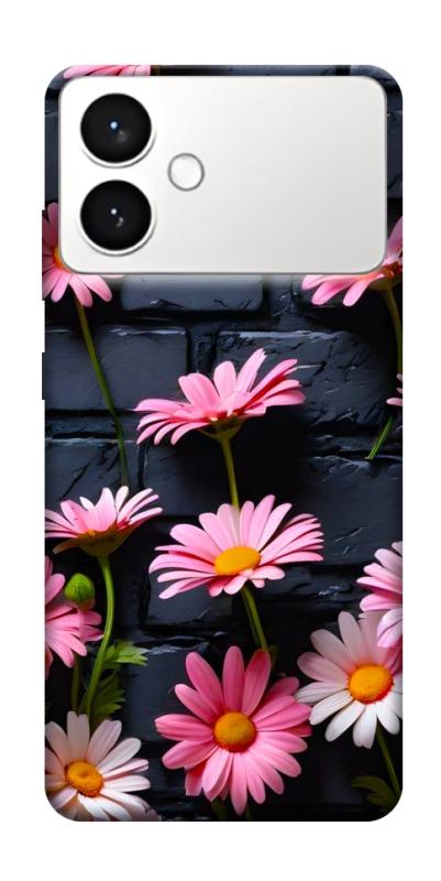 Чехол itsPrint Розовый контраст для Samsung Galaxy S26+, цветы, купить оптом с доставкой