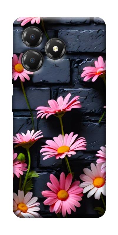 Чохол itsPrint Рожевий контраст для ZTE Blade A36, квіти, купити оптом з доставкою