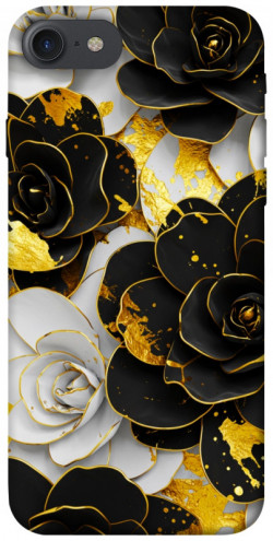 Чохол itsPrint Flower black-white для Apple iPhone 7 / 8 (4.7")