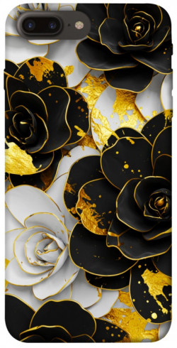 Чохол itsPrint Flower black-white для Apple iPhone 7 plus / 8 plus (5.5")