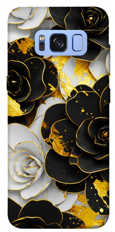 Чехол itsPrint Flower black-white для Samsung G950 Galaxy S8, цветы, купить оптом с доставкой