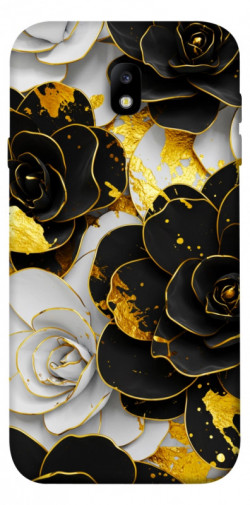 Чохол itsPrint Flower black-white для Samsung J730 Galaxy J7 (2017)