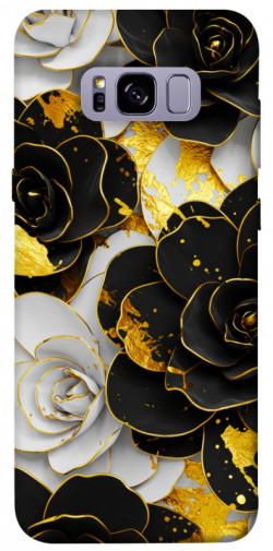 Чохол itsPrint Flower black-white для Samsung G955 Galaxy S8 Plus