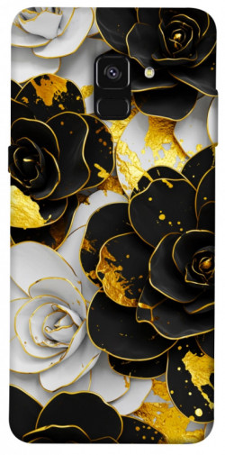 Чохол itsPrint Flower black-white для Samsung A530 Galaxy A8 (2018)