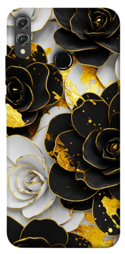 Чохол itsPrint Flower black-white для Huawei Honor 8X