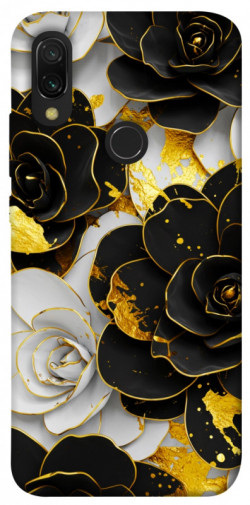 Чохол itsPrint Flower black-white для Xiaomi Redmi 7