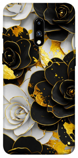 Чохол itsPrint Flower black-white для OnePlus 7