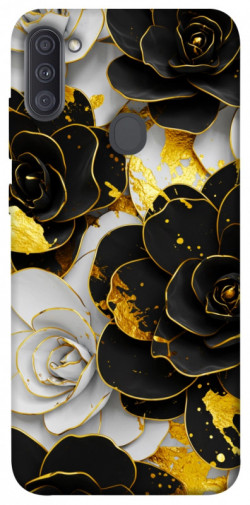 Чохол itsPrint Flower black-white для Samsung Galaxy A11