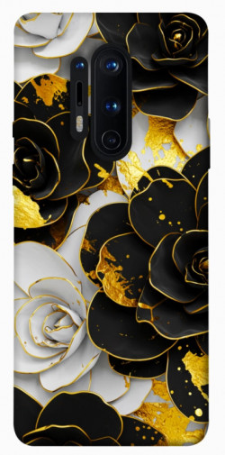 Чохол itsPrint Flower black-white для OnePlus 8 Pro