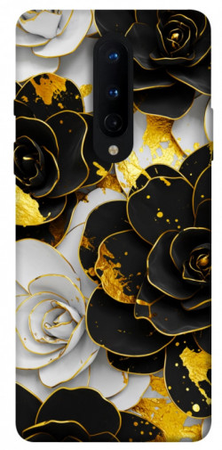Чохол itsPrint Flower black-white для OnePlus 8