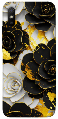 Чехол itsPrint Flower black-white для Xiaomi Redmi 9A