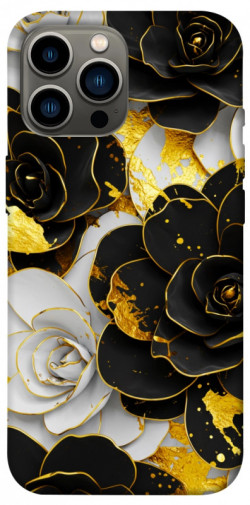 Чохол itsPrint Flower black-white для Apple iPhone 12 Pro Max (6.7")