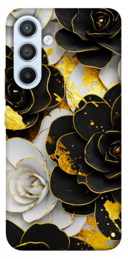 Чохол itsPrint Flower black-white для Samsung Galaxy A54 5G