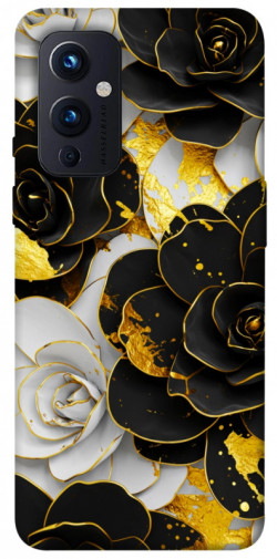 Чехол itsPrint Flower black-white для OnePlus 9